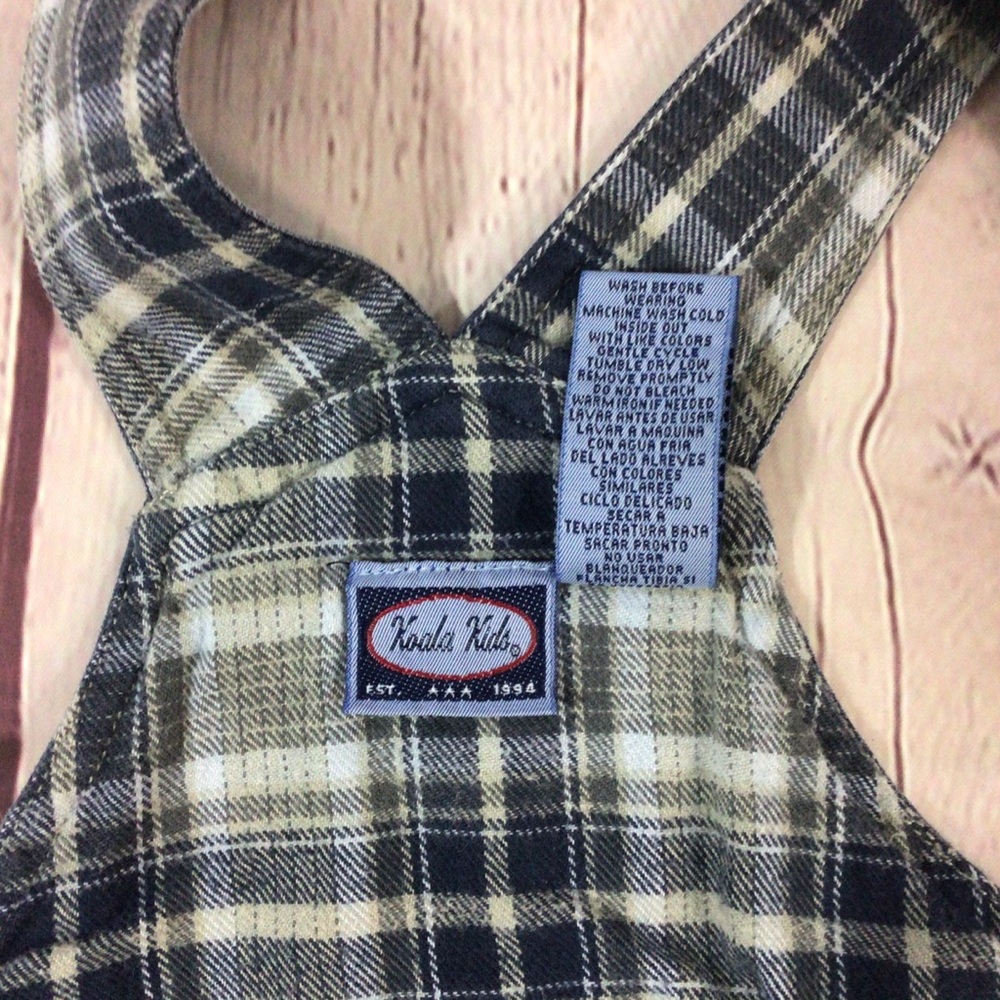 Koala Kids Big Trucks Blue Denim Jean Overalls - Picture 8 of 8